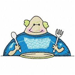 Characters Embroidery Design 4